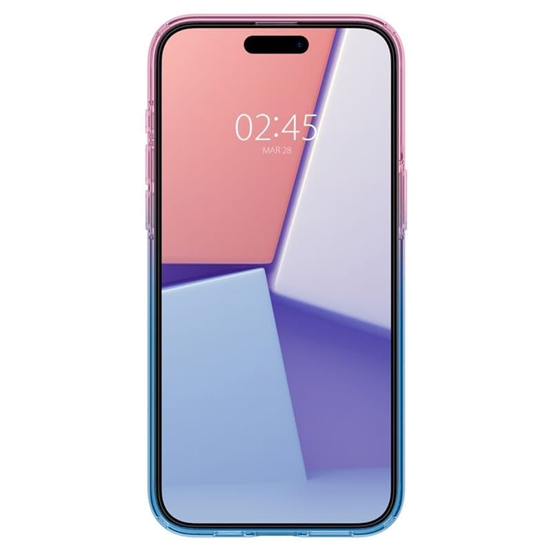Spigen Liquid Crystal Glitter - Case for iPhone 15 Pro (Gradation Pink) - 2