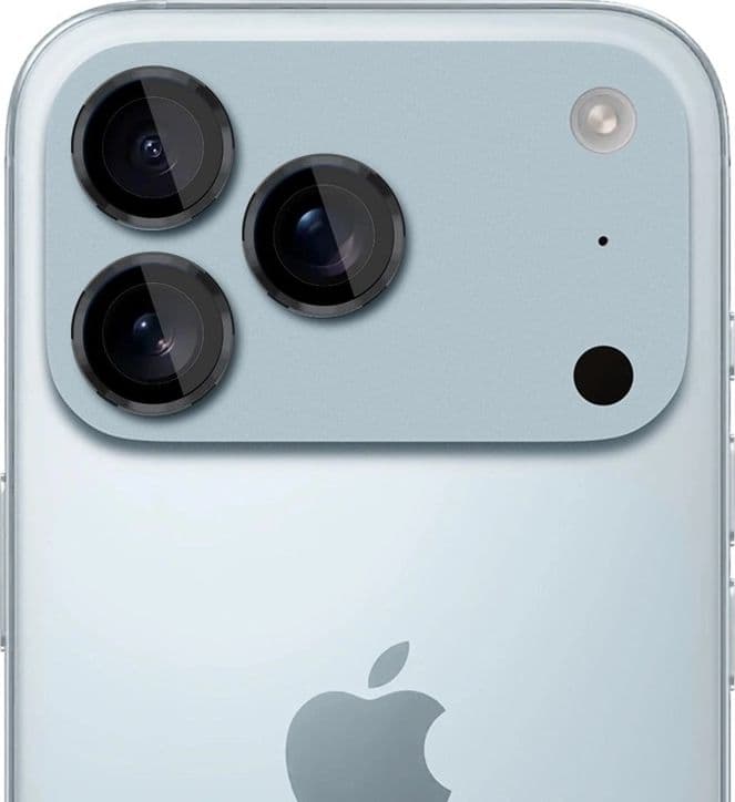 3mk Lens Protection Pro - Camera Lens Glass for iPhone 17 Pro / iPhone 17 Pro Max (Black) - 3