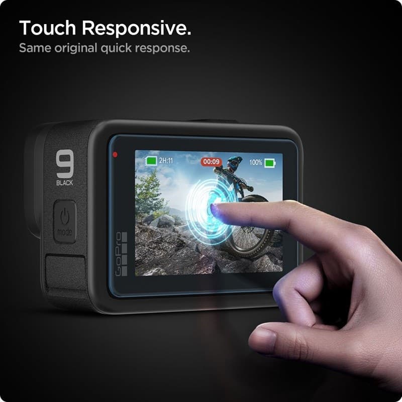 Spigen Glas.TR Slim + Film 2-Set - Glass and film set for GoPro Hero 12 / 11 / 10 / 9 (2 sets) - 5