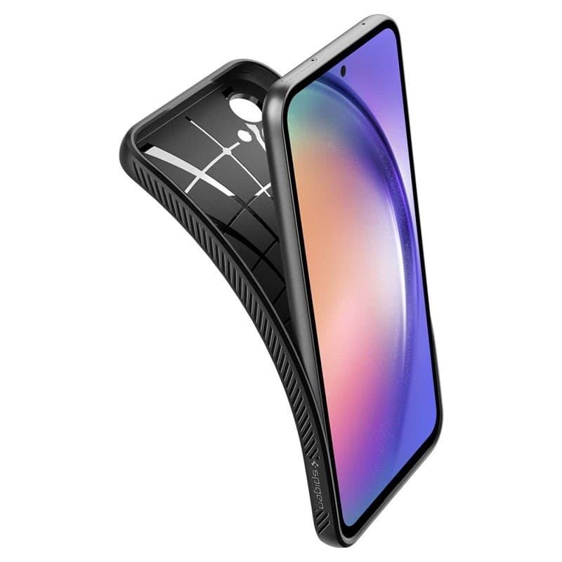 Spigen Liquid Air - Case for Samsung Galaxy A54 5G (Czarny) - 7