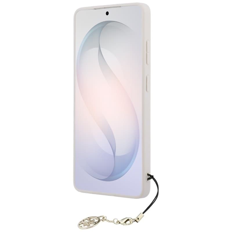 Guess 4G Classic Logo Charm MagSafe - Custodia per Samsung Galaxy S26 Ultra (Rosa) - 4
