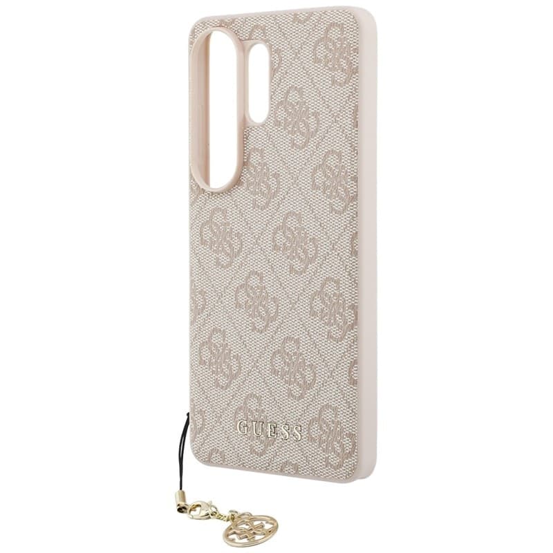 Guess 4G Classic Logo Charm MagSafe - Custodia per Samsung Galaxy S26 Ultra (Rosa) - 5