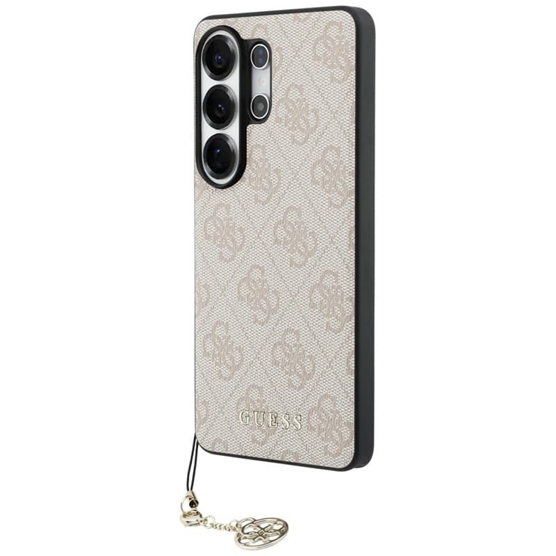 Guess 4G Classic Logo Charm MagSafe - Custodia per Samsung Galaxy S26 Ultra (Rosa) - 9