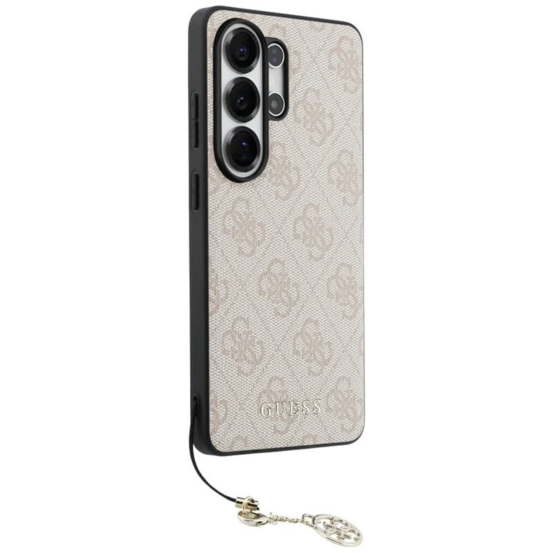 Guess 4G Classic Logo Charm MagSafe - Custodia per Samsung Galaxy S26 Ultra (Rosa) - 10