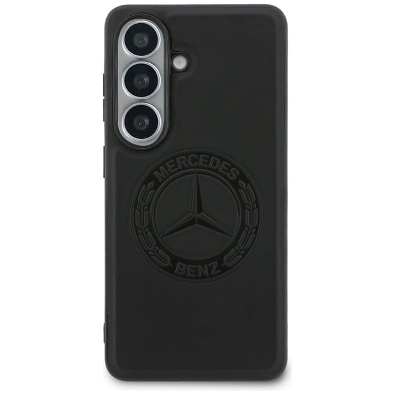 Mercedes Vintage Logo MagSafe - Custodia per Samsung Galaxy S26 (Nero) - 3