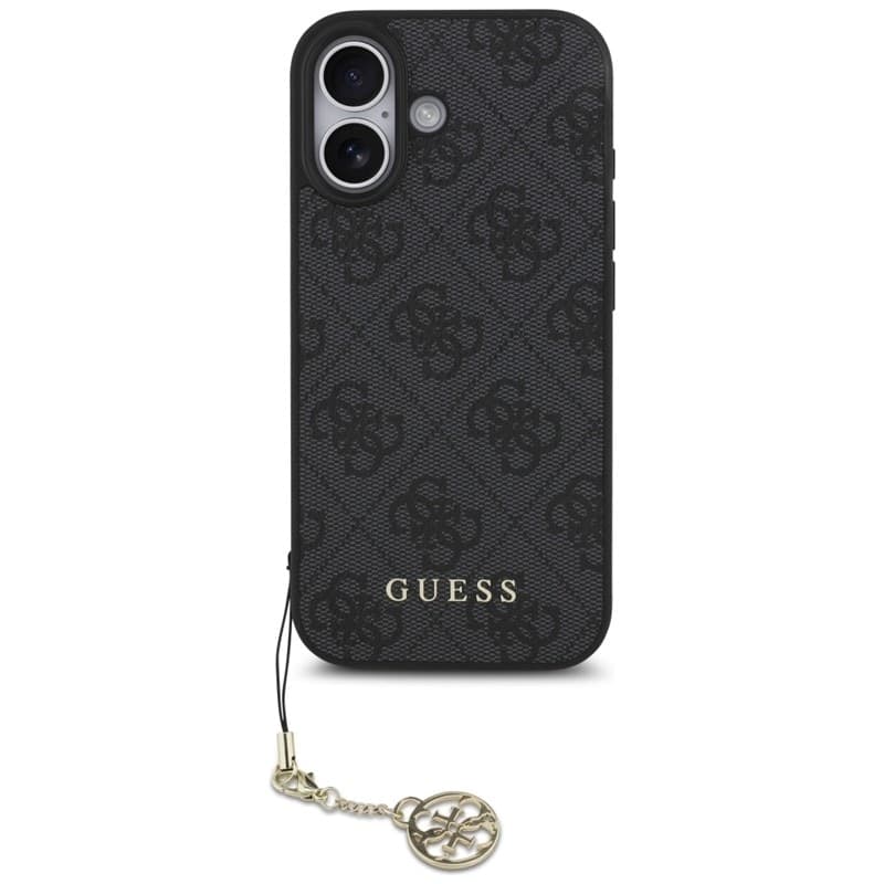 Guess 4G Charms Collection - Custodia MagSafe per iPhone 17 (Nero) - 2