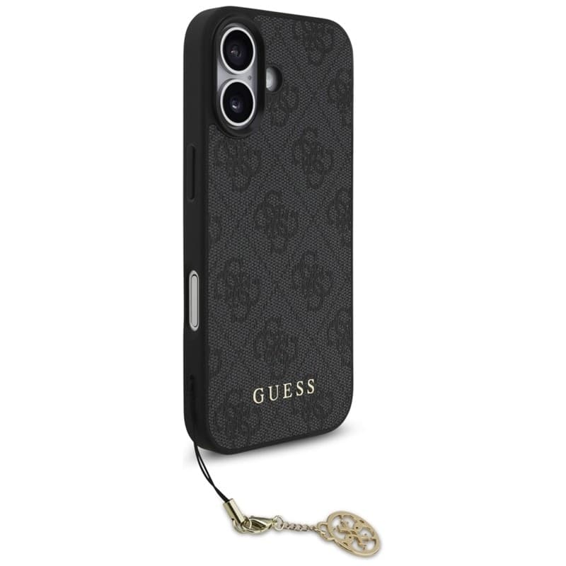 Guess 4G Charms Collection - Custodia MagSafe per iPhone 17 (Nero) - 3