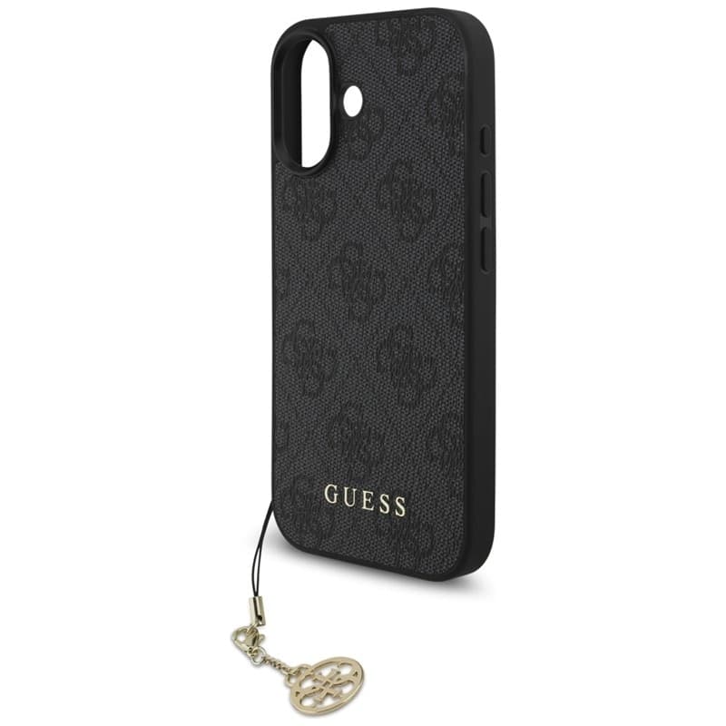 Guess 4G Charms Collection - Custodia MagSafe per iPhone 17 (Nero) - 5