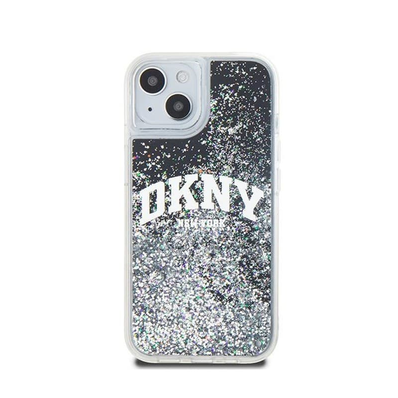 DKNY Liquid Glitter Big Logo - Case for iPhone 15 Plus / 14 Plus (black) - 3