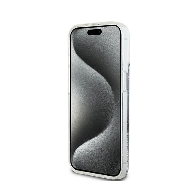 DKNY Liquid Glitter Big Logo - Case for iPhone 15 Plus / 14 Plus (black) - 5