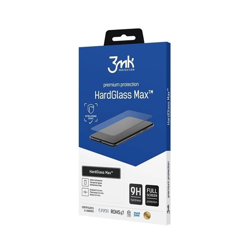 3mk HardGlass Max - Vetro temperato per Samsung Galaxy Z Fold 8 (frontale) (nero) - 2