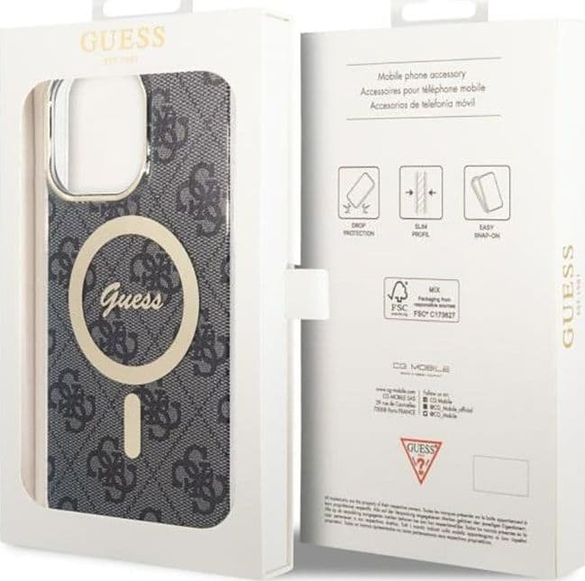 Guess 4G MagSafe - Case for iPhone 14 Pro Max (Black) - 14