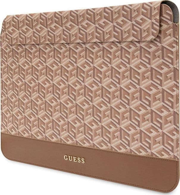 Guess GCube Stripes Computer Sleeve - 14" Notebook Case (Brown) - 2