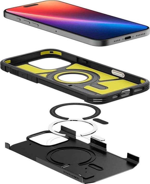 Spigen Tough Armor T Mag MagSafe - Case for iPhone 16 Pro Max (Black) - 7