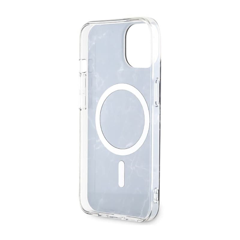 Guess Marble MagSafe - Case for iPhone 14 (Black) - 7