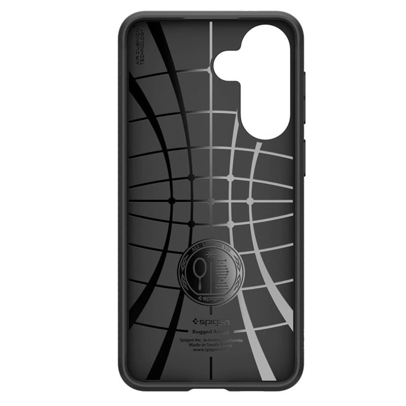 Spigen Rugged Armor - Custodia per Samsung Galaxy A57 5G (Nero opaco) - 3