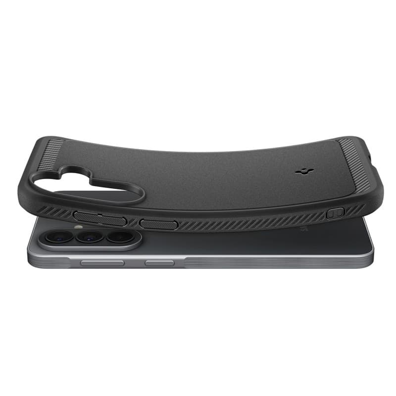 Spigen Rugged Armor - Custodia per Samsung Galaxy A57 5G (Nero opaco) - 10
