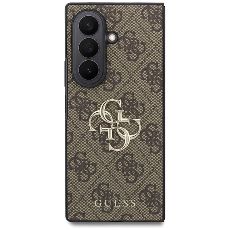 Guess Big 4G Logo - Custodia per Samsung Galaxy Z Fold 8 Ultra (Marrone) - 2