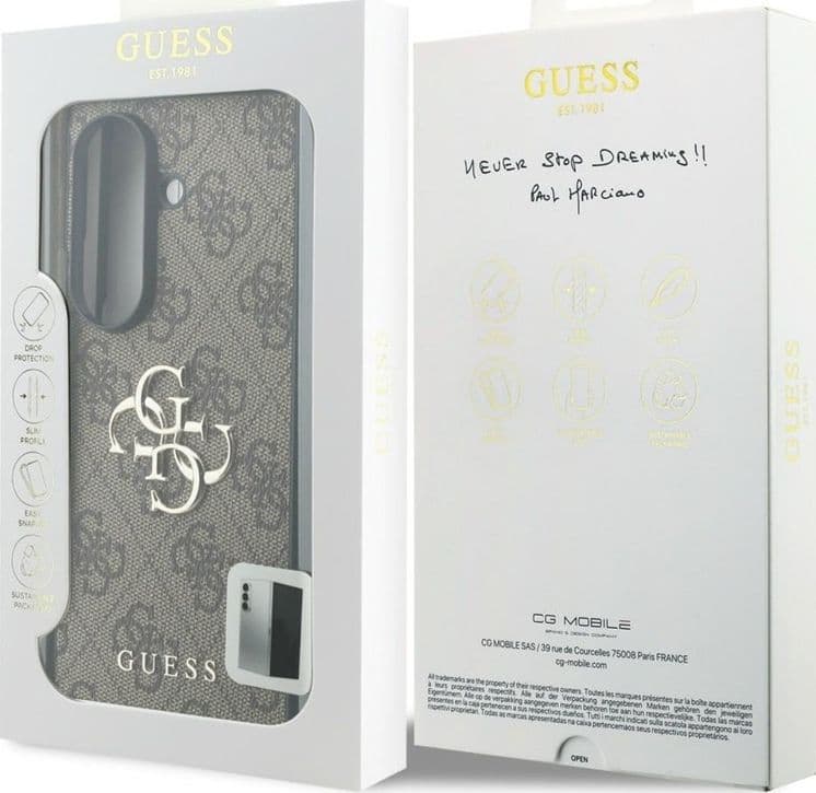 Guess Big 4G Logo - Custodia per Samsung Galaxy Z Fold 8 Ultra (Marrone) - 7