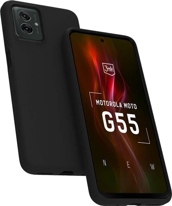 3mk Matt Case - Case for Motorola Moto G55 5G (Black) - 3