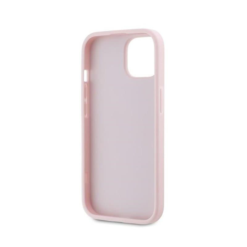 Karl Lagerfeld Diagonal Quilted Script - Case for iPhone 15 / 14 / 13 (Pink) - 7