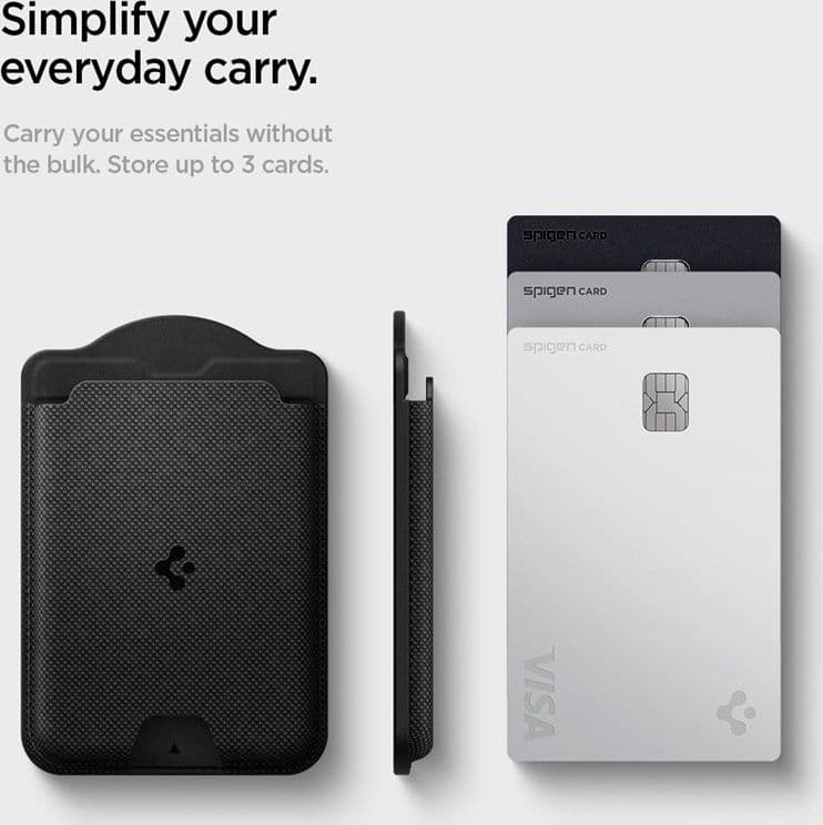 Portafoglio Spigen Urban Fit MagSafe - Portafoglio magnetico (nero) - 7