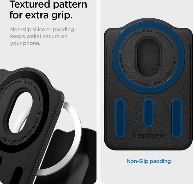 Portafoglio Spigen Urban Fit MagSafe - Portafoglio magnetico (nero) - 9