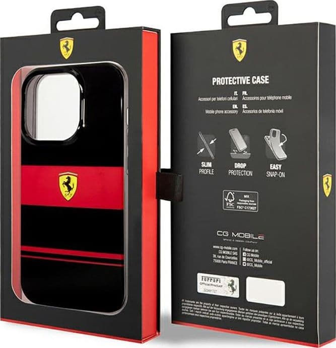 Ferrari Combi MagSafe - Case for iPhone 14 Pro (Black) - 8