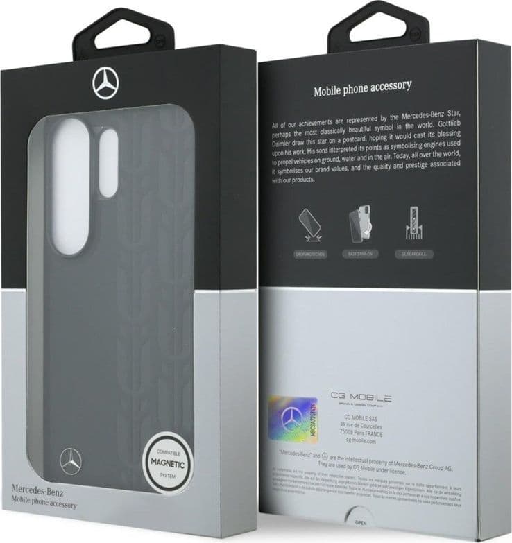 Custodia MagSafe Mercedes Laurel Leaves per Samsung Galaxy S26 Ultra (Nero) - 8