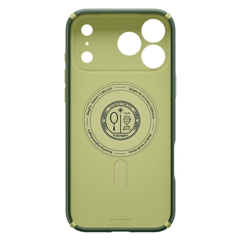 Spigen Nano Pop Hybrid Mag MagSafe - Custodia per iPhone 17 Pro (Avo Green) - 3