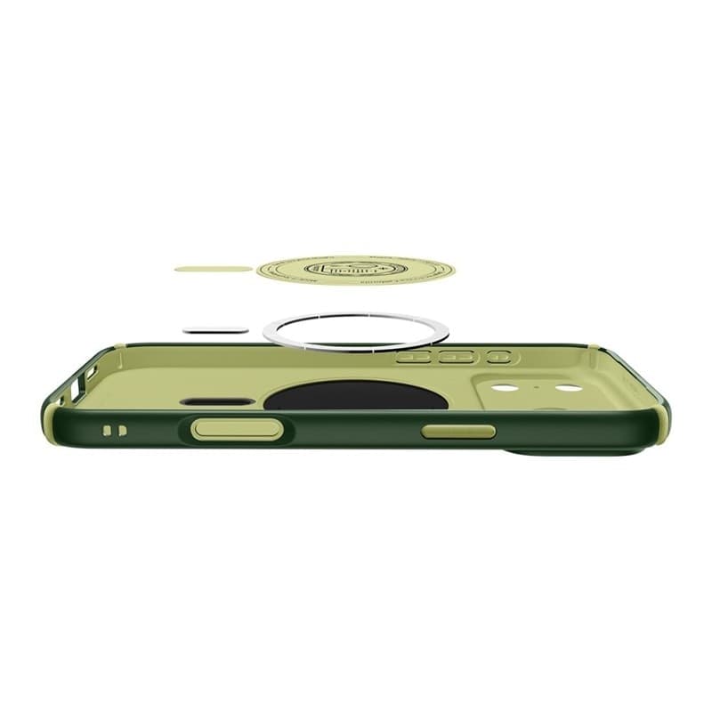 Spigen Nano Pop Hybrid Mag MagSafe - Custodia per iPhone 17 Pro (Avo Green) - 7
