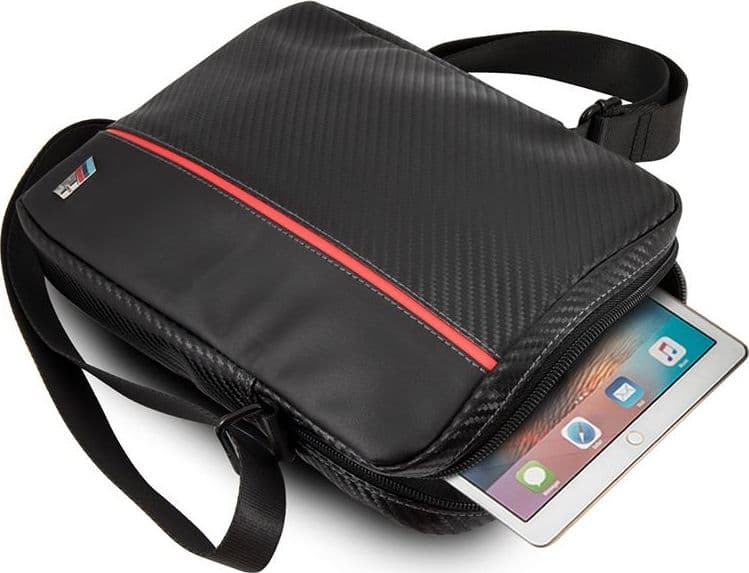 BMW Urban Collection - Bag for Tablet 10" (Carbon/Red Strips) - 5