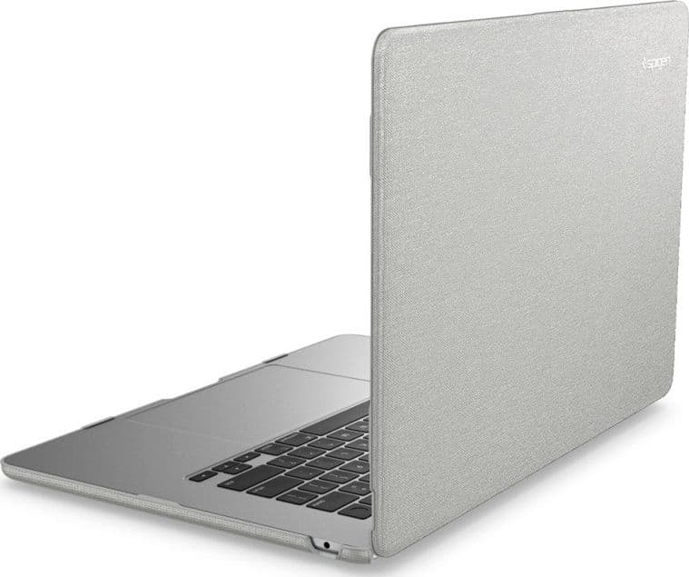 Spigen Urban Fit - Custodia per MacBook Air 13.6" (M5/M4/M3/M2/2026-2022) (Grigio melange) - 3