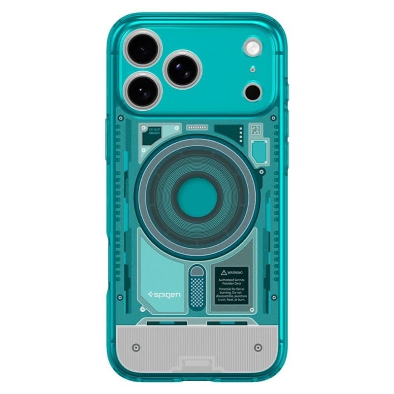 Spigen Ultra Hybrid Mag MagSafe - Custodia per iPhone 18 Pro / 17 Pro (C-One Bondi Blue) - 3