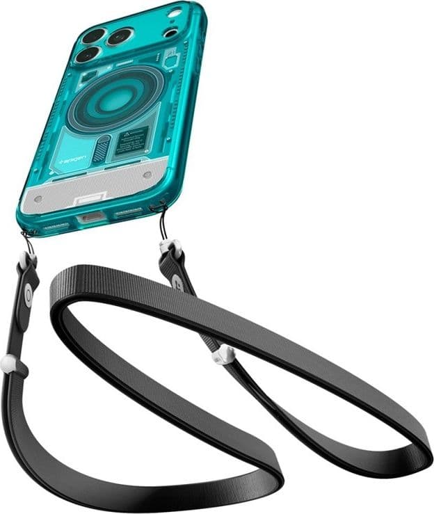 Spigen Ultra Hybrid Mag MagSafe - Custodia per iPhone 18 Pro / 17 Pro (C-One Bondi Blue) - 7