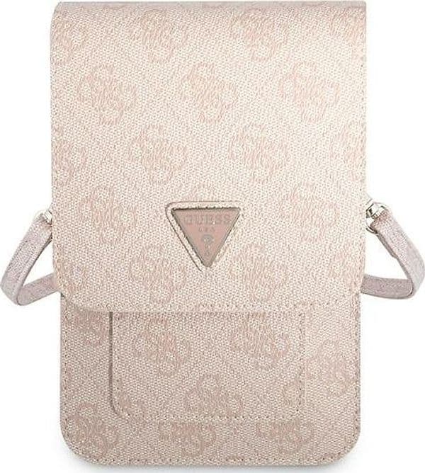 Guess Wallet 4G Triangle Logo Phone Bag (Pink) - 2