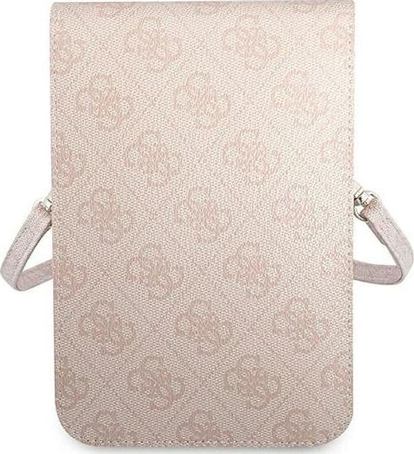 Guess Wallet 4G Triangle Logo Phone Bag (Pink) - 5