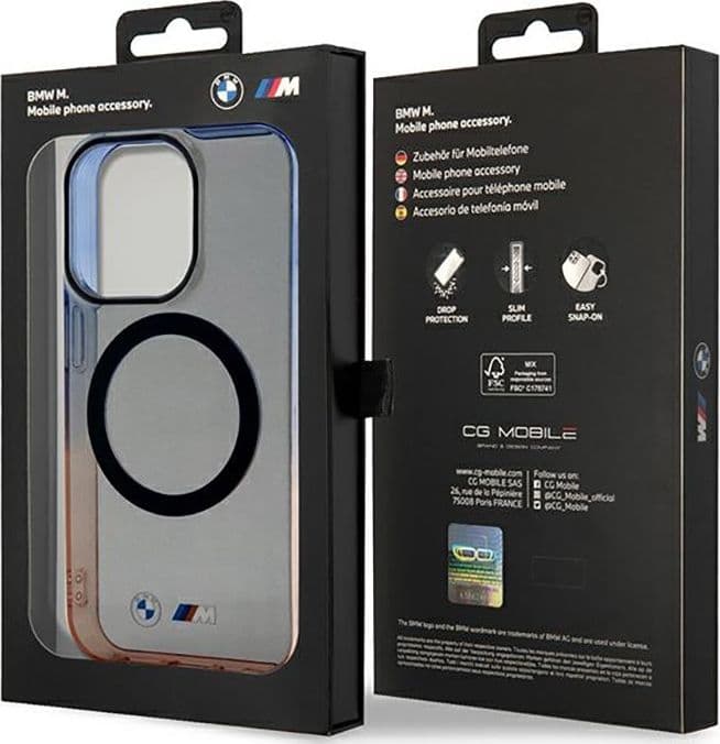 BMW Gradient Bumper MagSafe - Case for iPhone 14 Pro (Grey) - 8