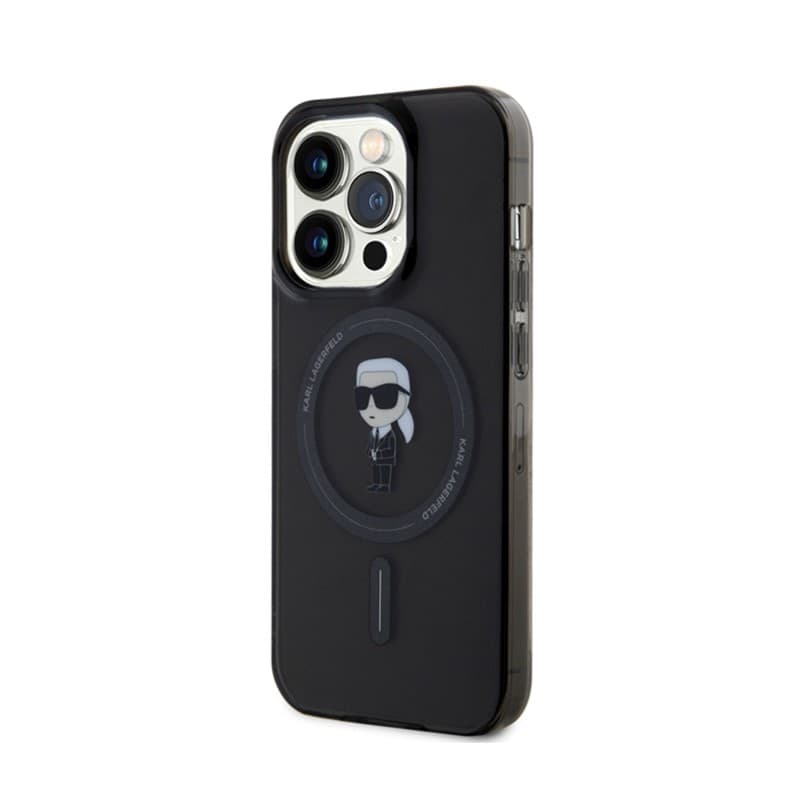 Karl Lagerfeld IML Ikonik MagSafe - Case for iPhone 15 Pro (Black) - 2