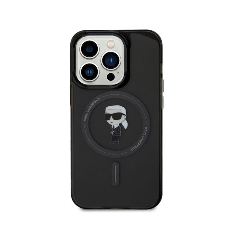 Karl Lagerfeld IML Ikonik MagSafe - Case for iPhone 15 Pro (Black) - 3