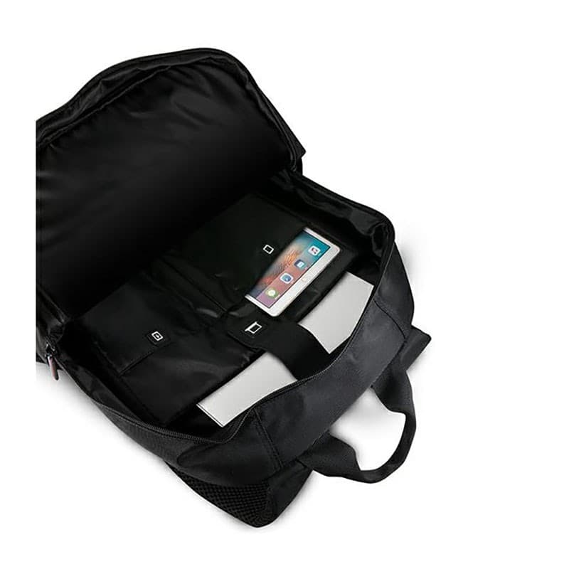 BMW Carbon Red Stripe - Notebook backpack 16" (Black) - 4