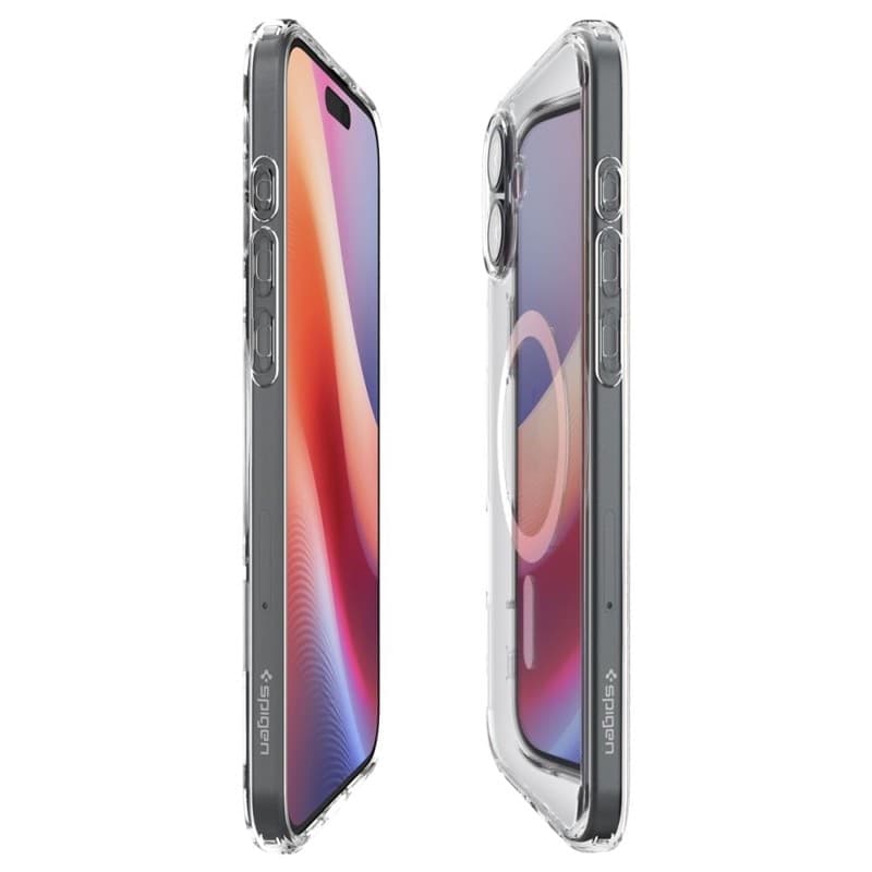 Spigen Ultra Hybrid Mag MagSafe - Case for iPhone 16 (White) - 8