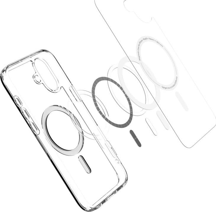 Spigen Ultra Hybrid Mag MagSafe - Case for iPhone 16 (White) - 9