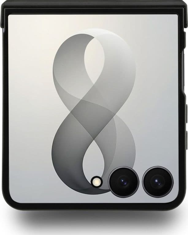 Guess Big 4G Logo - Custodia per Samsung Galaxy Z Flip 8 (Marrone) - 3