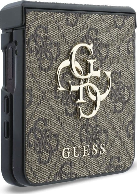 Guess Big 4G Logo - Custodia per Samsung Galaxy Z Flip 8 (Marrone) - 7