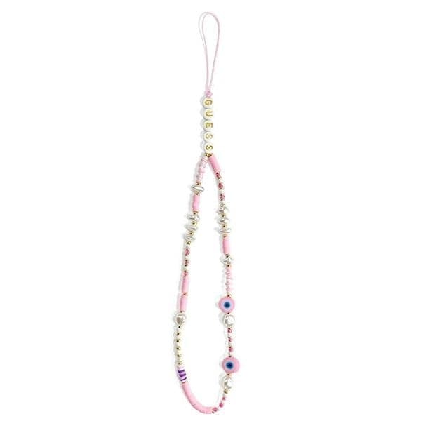 Guess Phone Strap Beads Shell Pink - 2