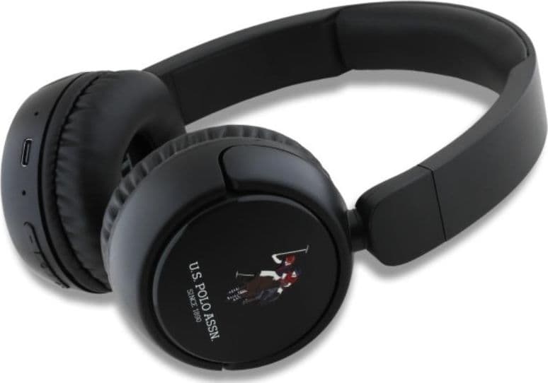 US Polo Assn DH Color Logo - Wireless Over-Ear Bluetooth Headphones V5.3 (black) - 2