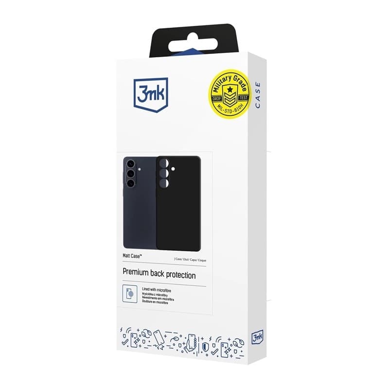 3mk Matt Case - Custodia per Samsung Galaxy S26+ (Nero) - 4