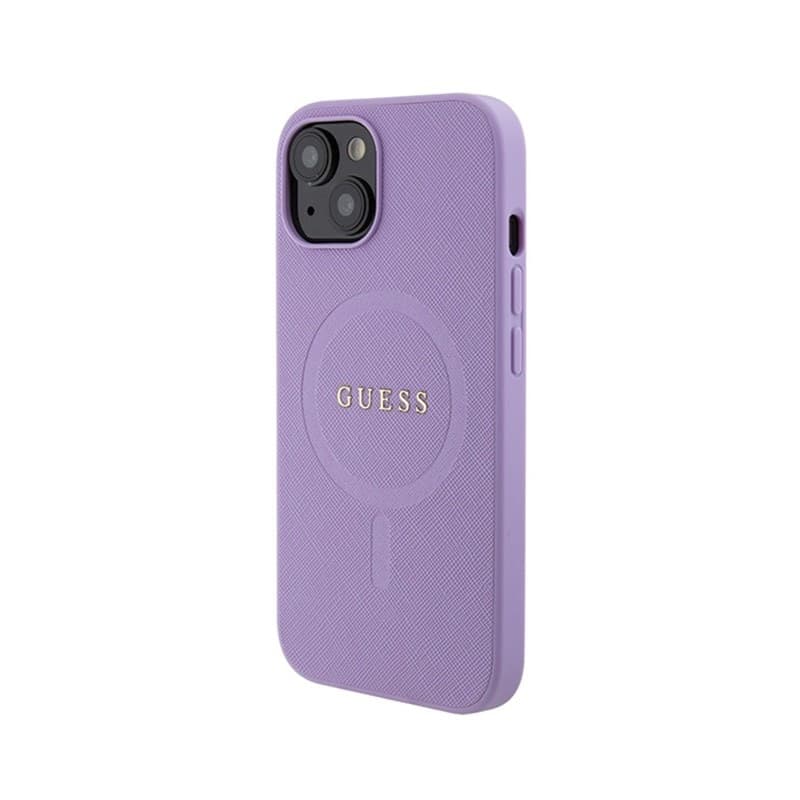 Guess Saffiano MagSafe - iPhone 15 Case (purple) - 2