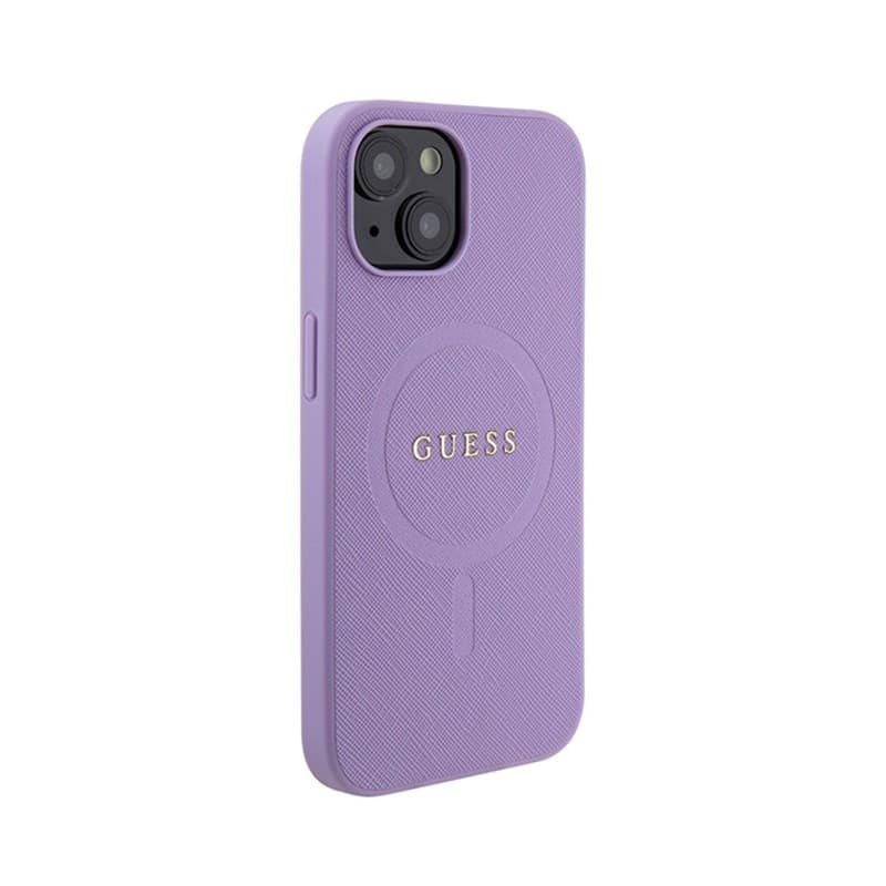 Guess Saffiano MagSafe - iPhone 15 Case (purple) - 4